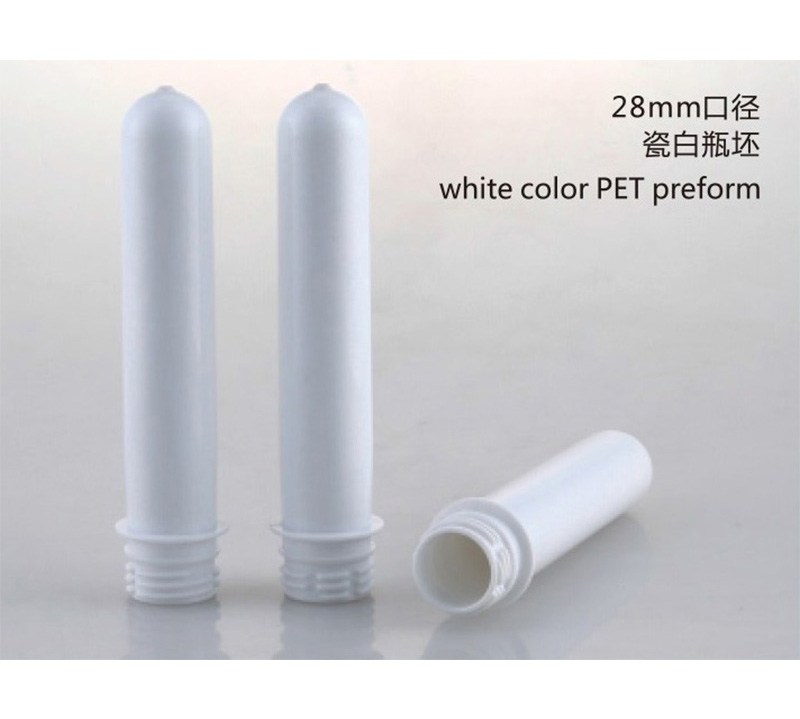 White color PET preform